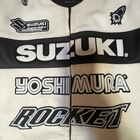 {Joe Rocket}Suzuki GSXR Leather Moto Racing Jacket - Picture 2 of 9